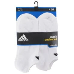 ADIDAS Men's Athletic No Show Socks, 6-Pack -Iron Stride Men Shop 1325220 101 alt2