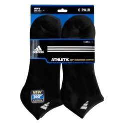 ADIDAS Men's Athletic Low Cut Socks, 6-Pack 5 ADIDAS Men's Athletic Low Cut Socks, 6-Pack -Iron Stride Men Shop 1325259 001 alt2