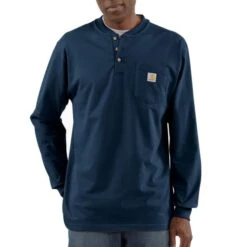 CARHARTT Men's Workwear Pocket Long-Sleeve Henley