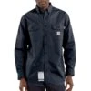 CARHARTT Men's Flame-Resistant Twill Shirt, Extended Sizes