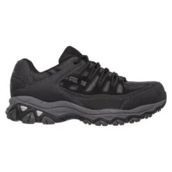 SKECHERS Men's Work Relaxed Fit: Crankton Steel Toe Work Shoes -Iron Stride Men Shop 2022173 001 alt5