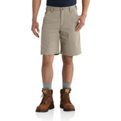 CARHARTT Men's Rugged Flex Rigby Shorts -Iron Stride Men Shop 2023101 205 alt2