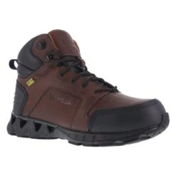 REEBOK WORK Men's Zigkick Carbon Toe Hiking Boots, Dark Brown