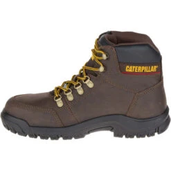 CATERPILLAR Men's 6 In. Outline Steel Toe Work Boots, Seal Brown -Iron Stride Men Shop 2040404 202 alt2