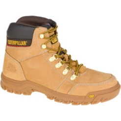 CATERPILLAR Men's 6 In. Outline Soft Toe Work Boots, Wheat