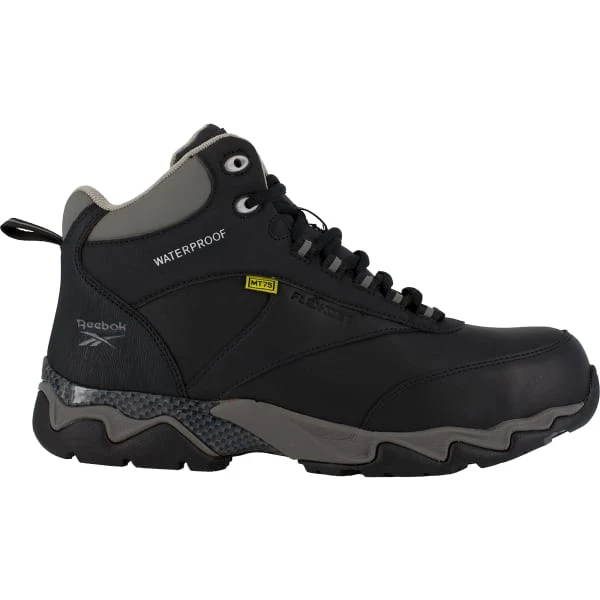 REEBOK WORK Men's Beamer Composite Toe Internal Met Guard Waterproof Athletic Hiker, Black/Grey 2 REEBOK WORK Men's Beamer Composite Toe Internal Met Guard Waterproof Athletic Hiker, Black/Grey - Image 2