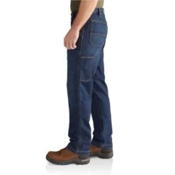 CARHARTT Men's Rugged Flex Relaxed Fit Dungaree Jeans -Iron Stride Men Shop 2048518 403 alt4