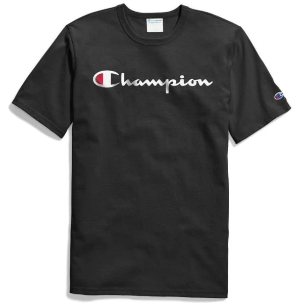 CHAMPION Men's Script Logo Graphic Jersey Short-Sleeve Tee 1 CHAMPION Men's Script Logo Graphic Jersey Short-Sleeve Tee