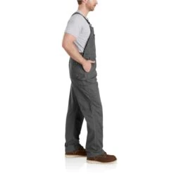 CARHARTT Men's Rugged Flex Rigby Bib Overalls -Iron Stride Men Shop 2054690 003 alt3