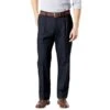DOCKERS Men's Classic Fit Signature Khaki 2.0 Stretch Pleated Crease Pants