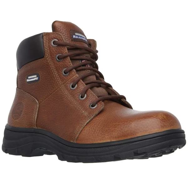 SKECHERS Men's 6 In. Work: Relaxed Fit - Workshire Steel Toe Work Boots 1 SKECHERS Men's 6 In. Work: Relaxed Fit - Workshire Steel Toe Work Boots