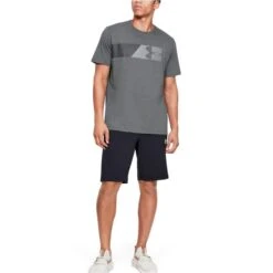 UNDER ARMOUR Men's Fast Short Sleeve Tee -Iron Stride Men Shop 2056316 003 alt4