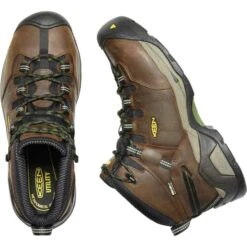 KEEN Men's Detroit XT Mid Steel Toe Waterproof Work Boots -Iron Stride Men Shop 2058684 201 alt3