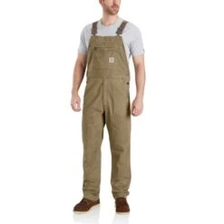 CARHARTT Men's Rugged Flex Rigby Bib Overalls, Extended Sizes -Iron Stride Men Shop 2064145 250 alt2