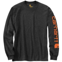 CARHARTT Men's Logo Long-Sleeve Shirt, Extended Sizes