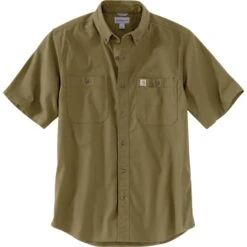 CARHARTT Men's Flex Rigby Short-Sleeve Work Shirt