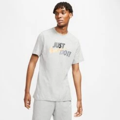 NIKE Men's Just Do It Short-Sleeve Tee -Iron Stride Men Shop 2067276 004 alt2