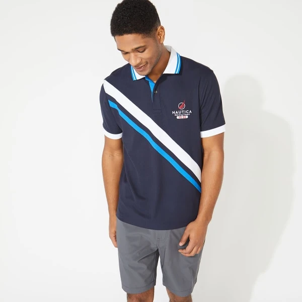 NAUTICA Men's NavTech Sash Polo 3 NAUTICA Men's NavTech Sash Polo - Image 3