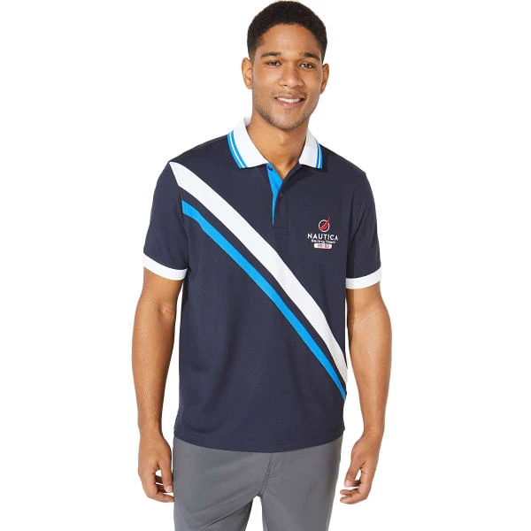 NAUTICA Men's NavTech Sash Polo 1 NAUTICA Men's NavTech Sash Polo