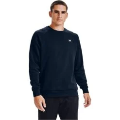 UNDER ARMOUR Men's UA Rival Fleece Crew 8 UNDER ARMOUR Men's UA Rival Fleece Crew -Iron Stride Men Shop 2070172 402 alt2