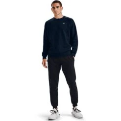 UNDER ARMOUR Men's UA Rival Fleece Crew 11 UNDER ARMOUR Men's UA Rival Fleece Crew -Iron Stride Men Shop 2070172 402 alt5