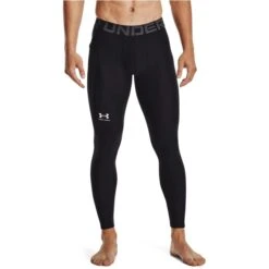 UNDER ARMOUR Men's HeatGear Armour Leggings 8 UNDER ARMOUR Men's HeatGear Armour Leggings -Iron Stride Men Shop 2072788 001 alt2