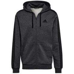 Iron Stride Men Shop 11 ADIDAS Men's Essential Fleece Full Zip Hoodie