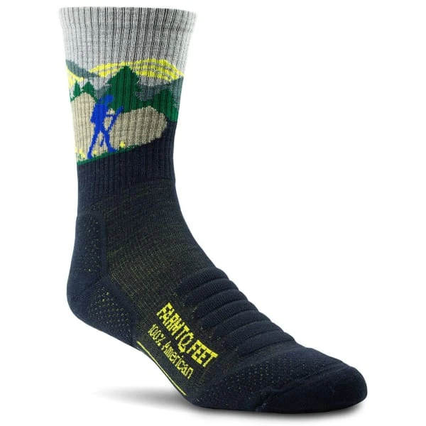 FARM TO FEET Men's Blue Ridge 3/4 Crew Sock 1 FARM TO FEET Men's Blue Ridge 3/4 Crew Sock