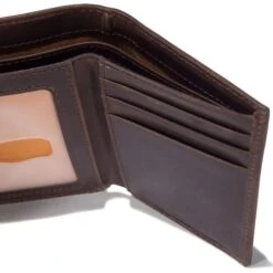 CARHARTT Men's Oil Tan Trifold Wallet -Iron Stride Men Shop 2076665 201 alt4
