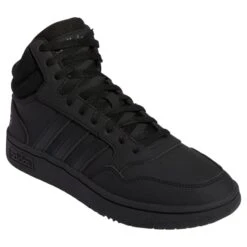 ADIDAS Men's Hoops 3.0 Mid Classic Vintage Shoe -Iron Stride Men Shop 2078037 001 alt2