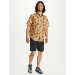 MARMOT Men's Syrocco Short-Sleeve Shirt 5 MARMOT Men's Syrocco Short-Sleeve Shirt -Iron Stride Men Shop 2078295 204 alt2
