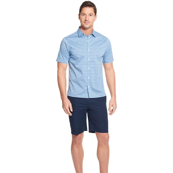 VAN HEUSEN Men's Slim-Fit Never Tuck Button-Down Shirt 1 VAN HEUSEN Men's Slim-Fit Never Tuck Button-Down Shirt