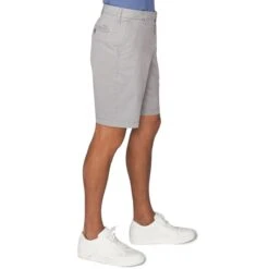 IZOD Saltwater Flat Front Stretch 9.5" Shorts -Iron Stride Men Shop 2079116 004 alt2