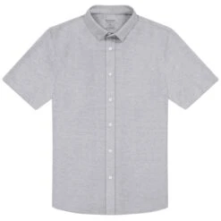 VAN HEUSEN Men's Slim Fit Short Sleeve Button-Down Shirt