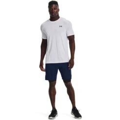 UNDER ARMOUR Men's UA Vanish Woven Shorts -Iron Stride Men Shop 2079146 402 alt4