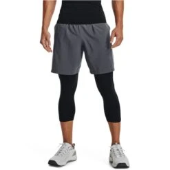 UNDER ARMOUR Men's UA Woven Graphic Shorts -Iron Stride Men Shop 2079147 004 alt2