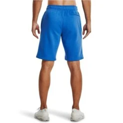 UNDER ARMOUR Men's UA Rival Fleece Graphic Shorts -Iron Stride Men Shop 2079149 411 alt3