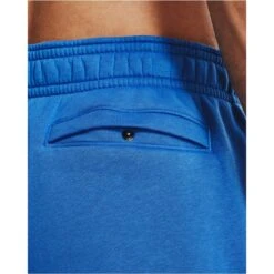 UNDER ARMOUR Men's UA Rival Fleece Graphic Shorts -Iron Stride Men Shop 2079149 411 alt4