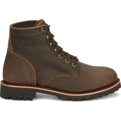 CHIPPEWA Men's Classic 2.0 Soft Toe Non-Insulated Unlined Work Boots, Wide Width (EE) -Iron Stride Men Shop 2080413 201 alt1