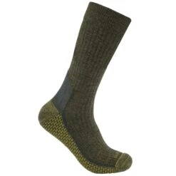 CARHARTT Men’s Force Grid Midweight Synthetic-Merino Wool Blend Socks