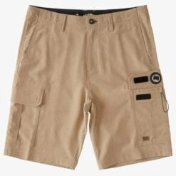 BILLABONG Young Men's Combat BBO Submersible 21" Walkshorts -Iron Stride Men Shop 2080470 005 alt2