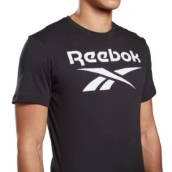 REEBOK Men's Classics Big Logo Tee -Iron Stride Men Shop 2080476 001 alt2