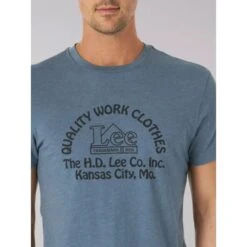 LEE Men's Workwear Short Sleeve Graphic Tee -Iron Stride Men Shop 2080486 408 alt2