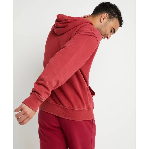 CHAMPION Men's Vintage Wash Varsity Hoodie 2 CHAMPION Men's Vintage Wash Varsity Hoodie - Image 2