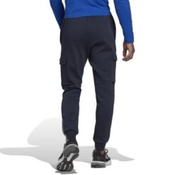 ADIDAS Men's Essentials Fleece Tapered Cargo Pants 8 ADIDAS Men's Essentials Fleece Tapered Cargo Pants -Iron Stride Men Shop 2081670 402 alt2