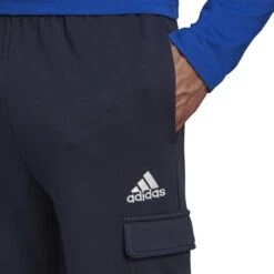 ADIDAS Men's Essentials Fleece Tapered Cargo Pants 10 ADIDAS Men's Essentials Fleece Tapered Cargo Pants -Iron Stride Men Shop 2081670 402 alt4