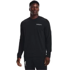 UNDER ARMOUR Men's UA Rival Terry Logo Crew 8 UNDER ARMOUR Men's UA Rival Terry Logo Crew -Iron Stride Men Shop 2082231 001 alt2