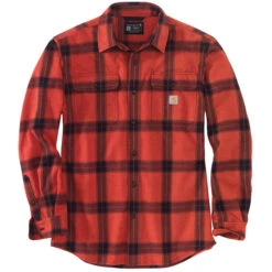 CARHARTT Men's Loose Fit Heavyweight Long-Sleeve Flannel