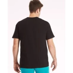 HANES Men's Ultimate Comfort Fit Stretch Crewneck Undershirts, 4 Pack -Iron Stride Men Shop 2082845 001 alt5