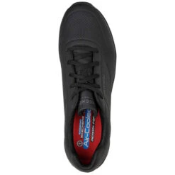 SKECHERS Men's Work Relaxed Fit: Uno SR - Sutal Work Shoes 8 SKECHERS Men's Work Relaxed Fit: Uno SR - Sutal Work Shoes -Iron Stride Men Shop 2082901 001 alt3